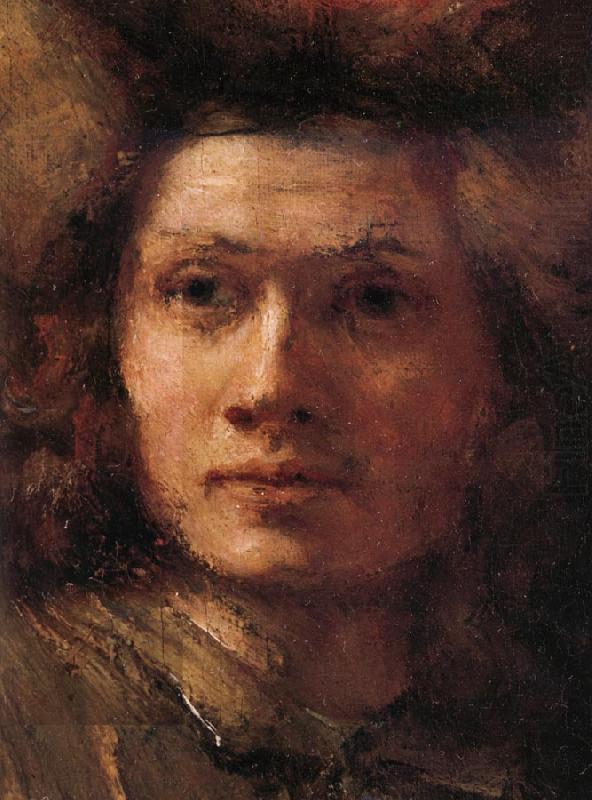 Details of  The polish rider, Rembrandt van rijn